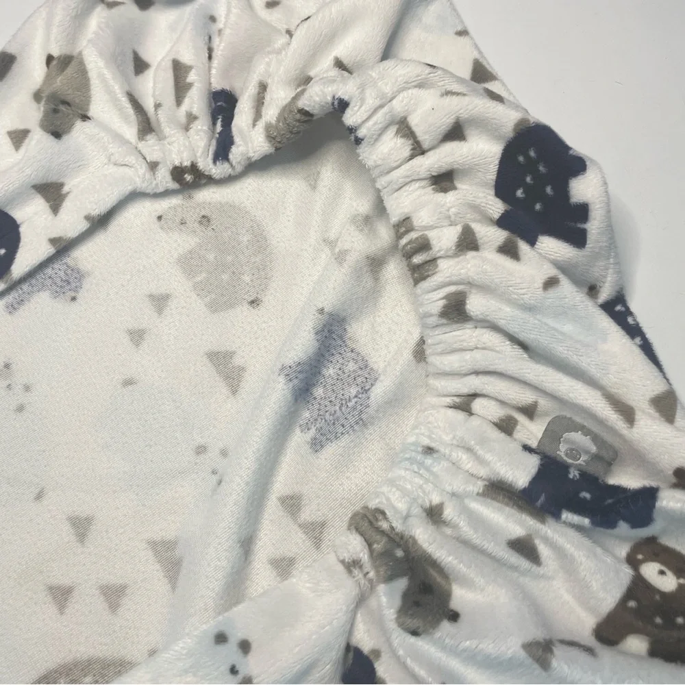 Lambs & Ivy Signature Changing Table Pad Cover with Bears PRELOVED